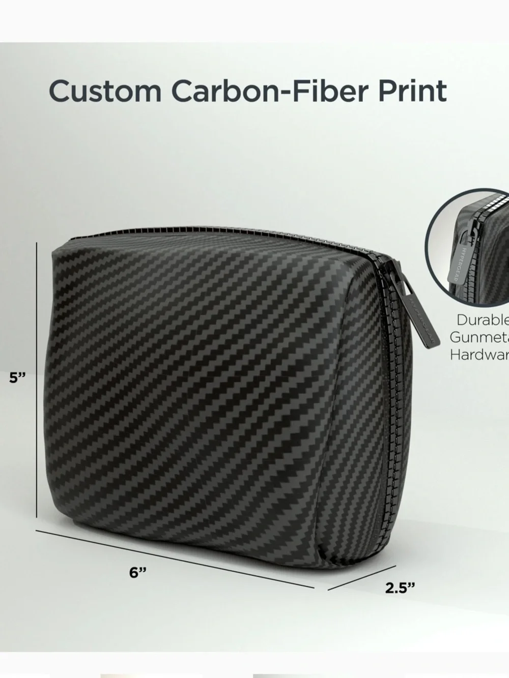 30W USB-C PD Charging Kit with Carbon Black Pouch